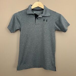 {Under Armour} Short Sleeve Polo Shirt in Grey - Boys 7